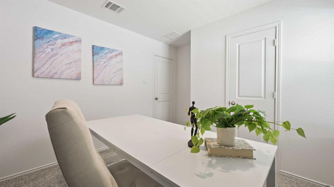 Furnished interior view inside a new home in Tamarron, Fulshear (Image 30).