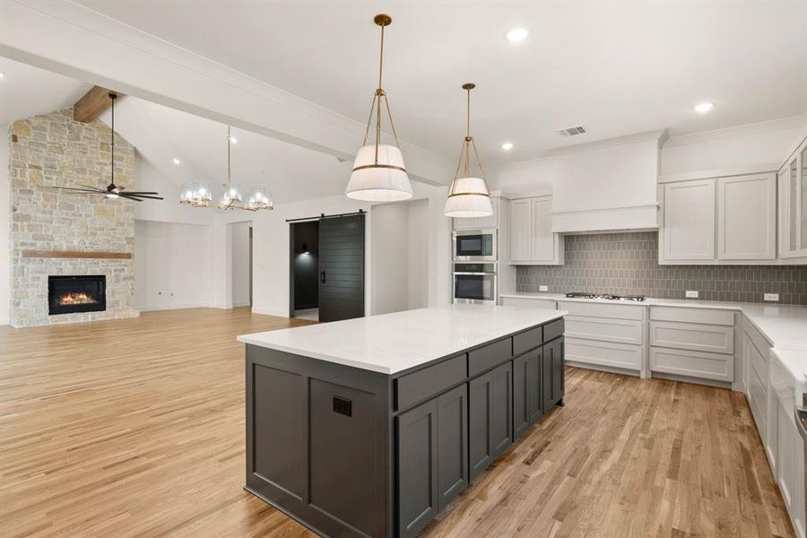 Furnished interior view inside a new home in Rolling Creek Ranch, Aledo (Image 10). Furnished interior view inside a new home in Rolling Creek Ranch, Aledo (Image 10).