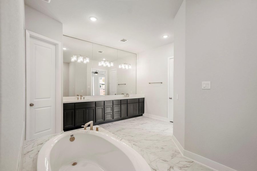 Furnished interior view inside a new home in Artavia 70′ Lots, Conroe (Image 21).