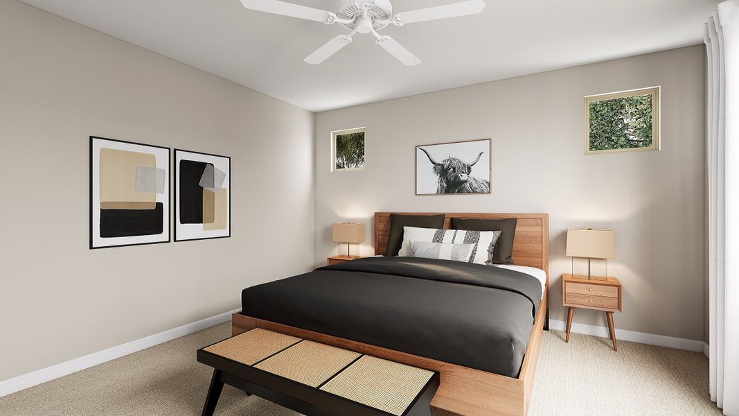 Representative furnished interior of a home built from the Orchard Plan 3003 by Tri Pointe Homes in Waterston Central, Gilbert (Image 5).