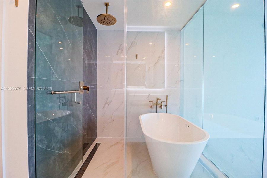 Furnished interior view inside a new home in , Miami (Image 15).