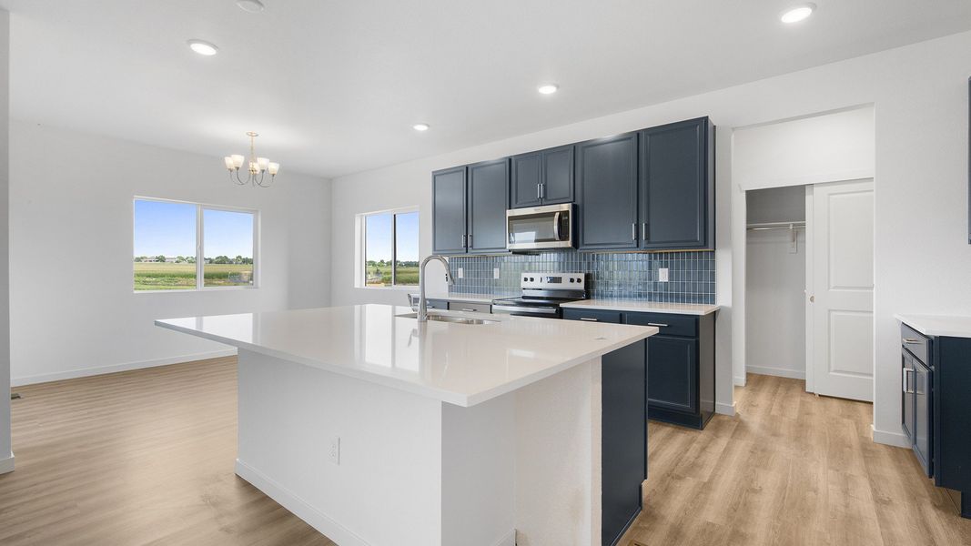 Furnished interior view inside a new home in Granary, Johnstown (Image 7).