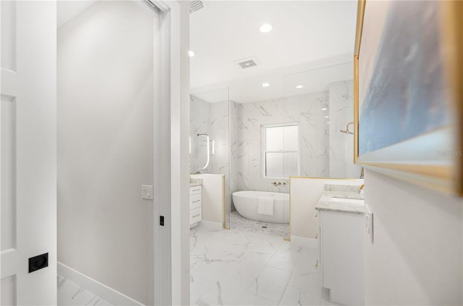 Furnished interior view inside a new home in , Flagler Beach (Image 30).