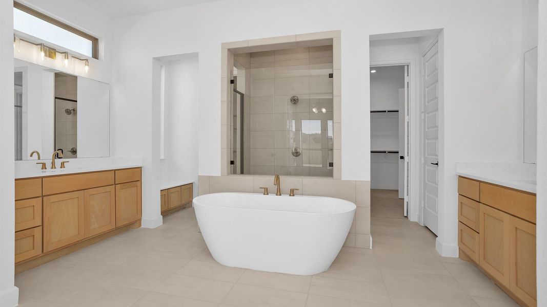 Furnished interior view inside a new home in Jordan Ranch, Fulshear (Image 8).