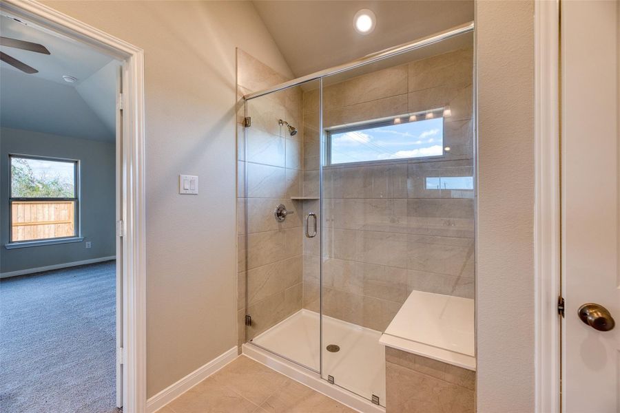 Furnished interior view inside a new home in Aldeana - Tejas Collection, Bonney (Image 16).