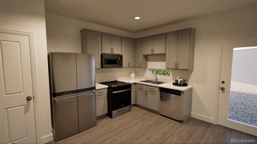 Furnished interior view inside a new home in , Aurora (Image 3).