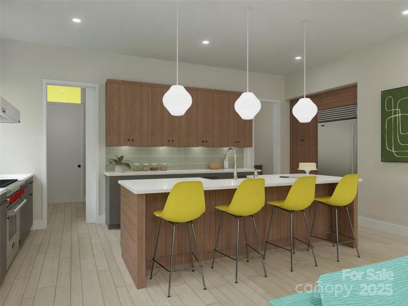 Furnished interior view inside a new home in , Charlotte (Image 6).