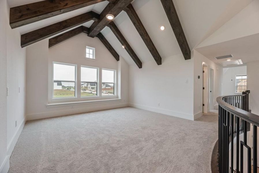 Spacious, unfurnished interior of a new home in Park Place, Prosper (Image 29). Spacious, unfurnished interior of a new home in Park Place, Prosper (Image 29).