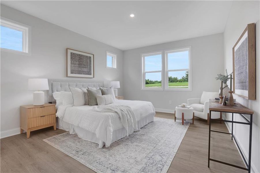 Furnished interior view inside a new home in Easton Walk, Lawrenceville (Image 17).