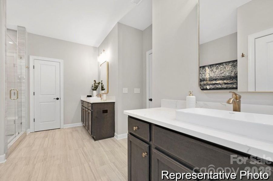 Furnished interior view inside a new home in Huntington Hills, Lincolnton (Image 29).