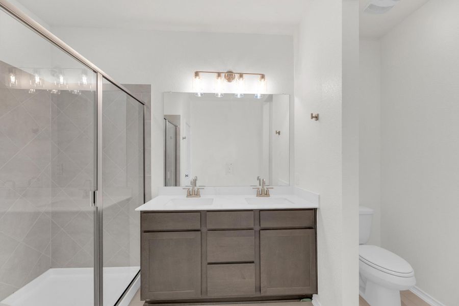 Furnished interior view inside a new home in Retreat at San Gabriel, Georgetown (Image 13).