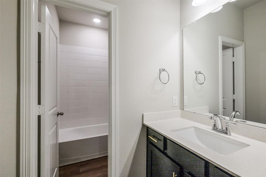 Furnished interior view inside a new home in , Houston (Image 11).