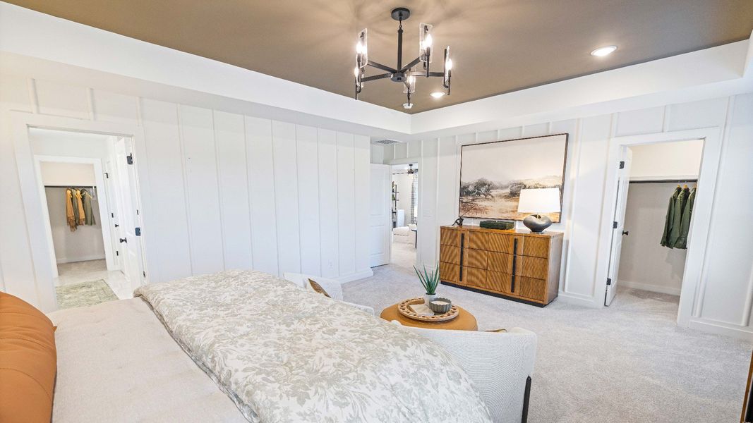 Representative furnished interior of a home built from the Wynwood by DRB Homes in McClure Farms, Columbia (Image 37).