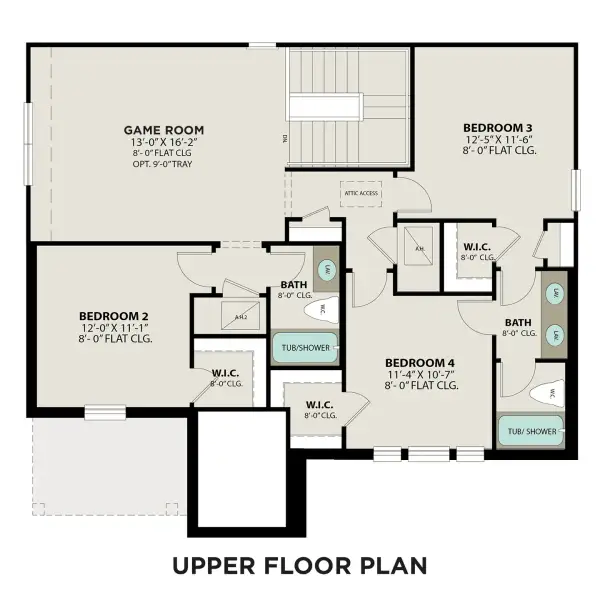 2D floor plan layout of this home in Comanche Ridge, San Antonio, TX (Image 21).