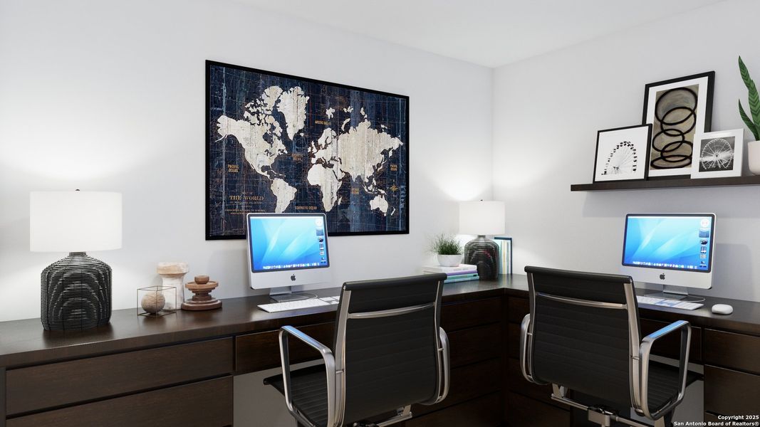 Furnished interior view inside a new home in Swenson Heights, Seguin (Image 26).