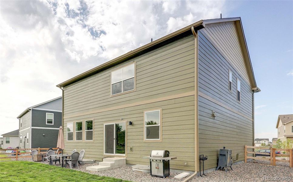 Exterior details and patio area of a home in , Fort Collins (Image 3). Exterior details and patio area of a home in , Fort Collins (Image 3).