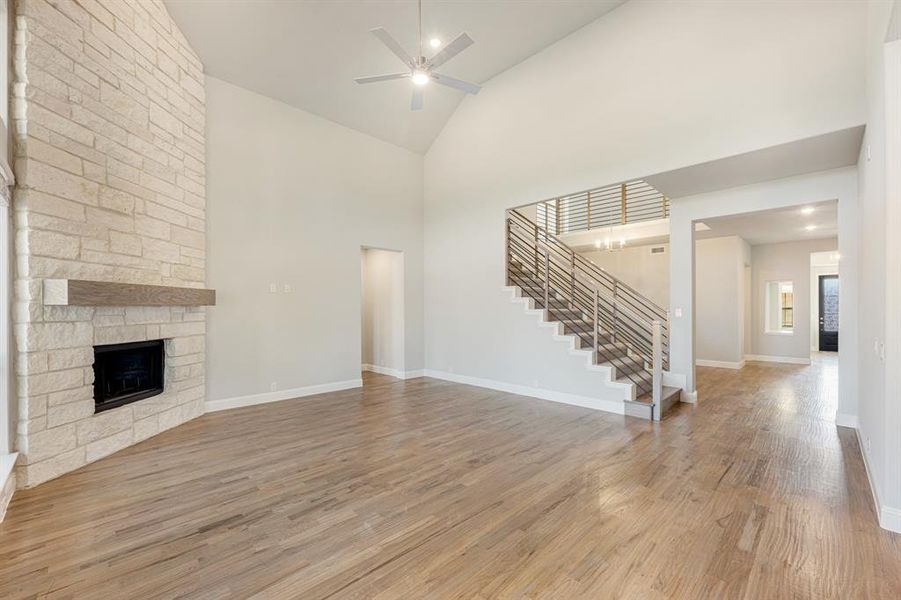 Spacious, unfurnished interior of a new home in Hayes Crossing, Midlothian (Image 18).