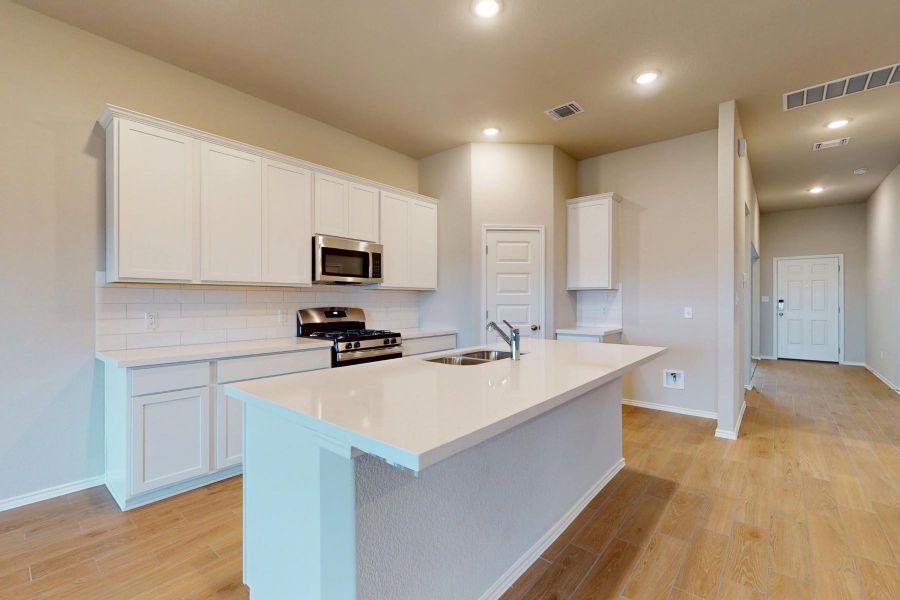 Furnished interior view inside a new home in Carillon, Manor (Image 10). Furnished interior view inside a new home in Carillon, Manor (Image 10).