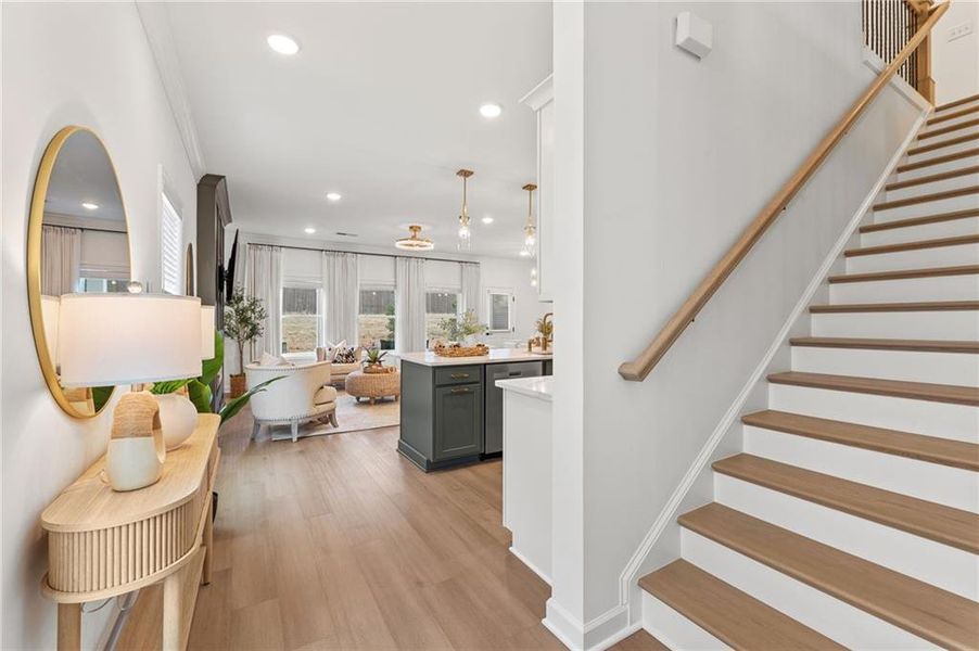 Furnished interior view inside a new home in Wilkins Walk, Mableton (Image 17).