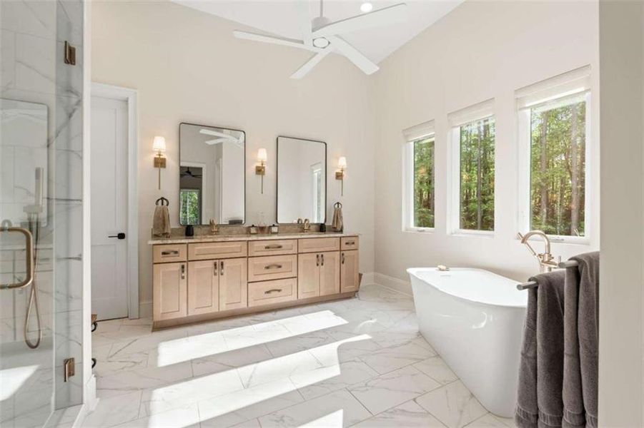Furnished interior view inside a new home in , Whitesburg (Image 37).