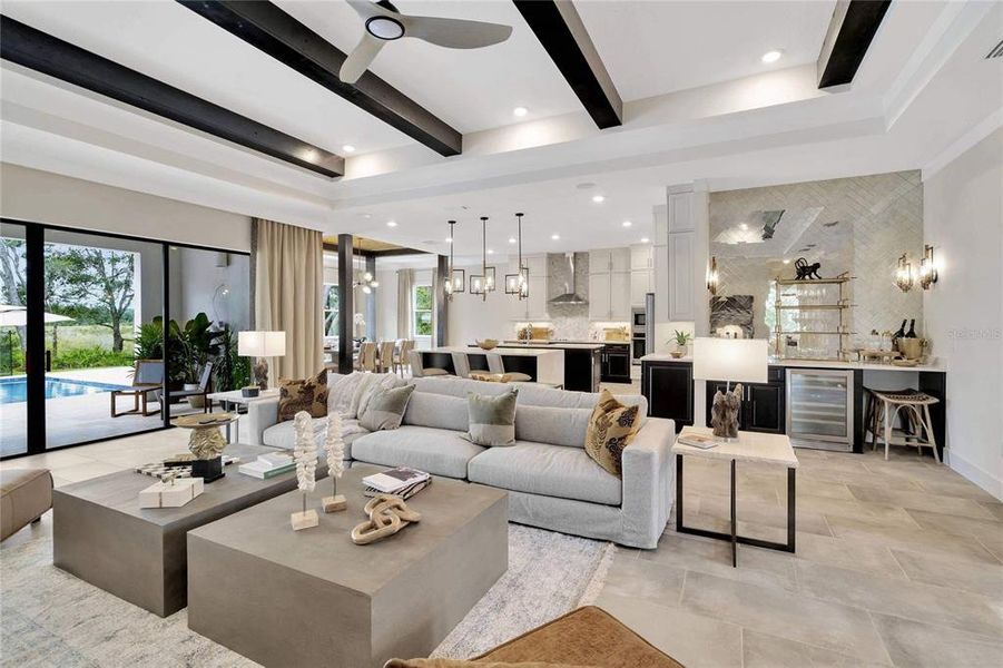 Furnished interior view inside a new home in Serengeti, Spring Hill (Image 6).