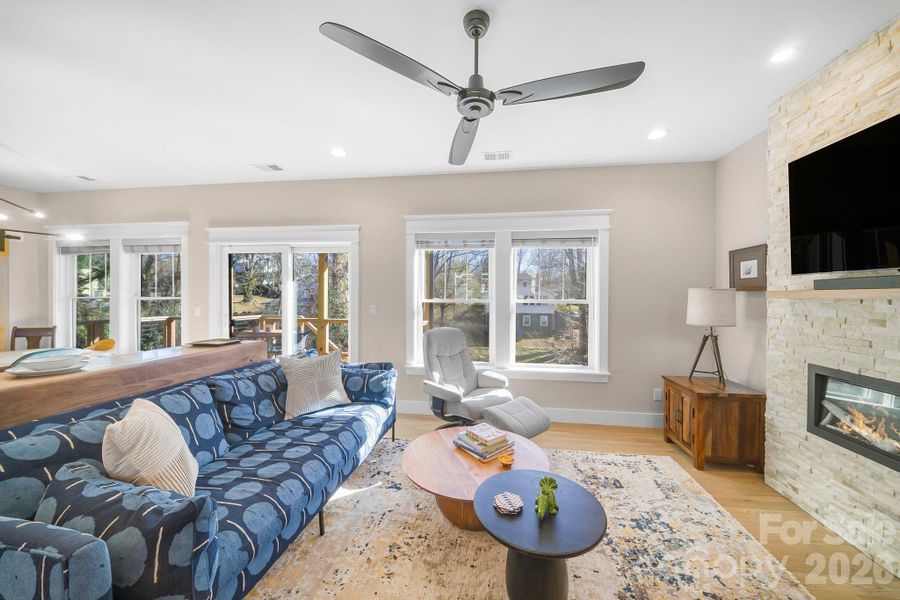 Furnished interior view inside a new home in , Asheville (Image 33).