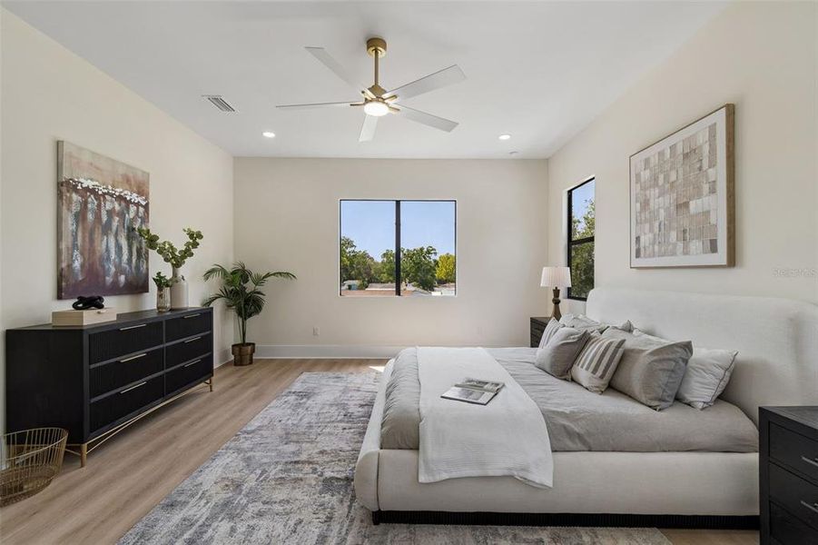 Furnished interior view inside a new home in , Tampa (Image 13). Furnished interior view inside a new home in , Tampa (Image 13).