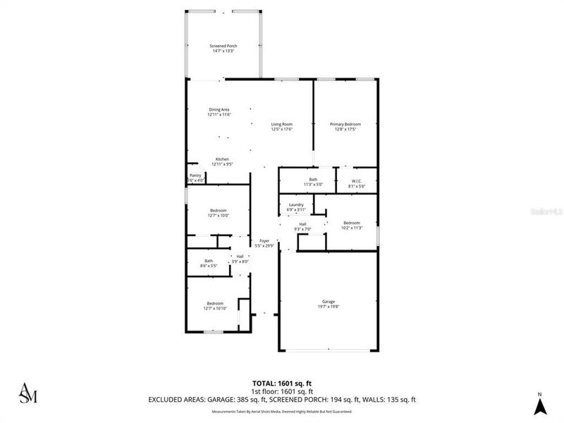 2D floor plan layout of this home in Laurel Glen, Haines City, FL (Image 6).