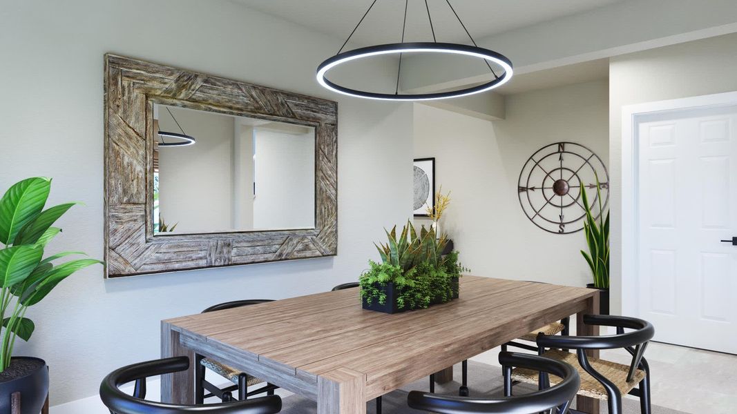 Dining Room - Alexandria at Brack Ranch in St. Cloud, FL by Landsea Homes