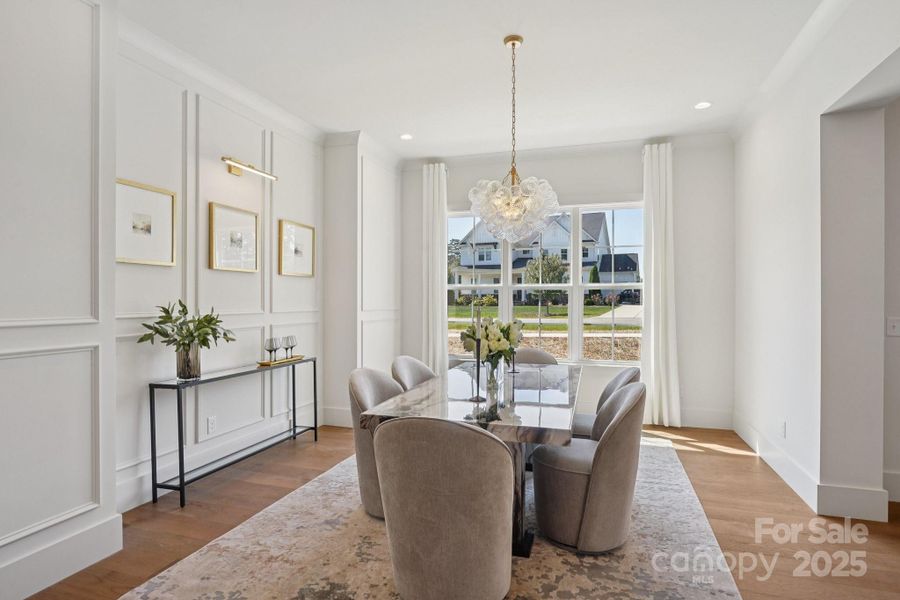 Furnished interior view inside a new home in , Huntersville (Image 9).