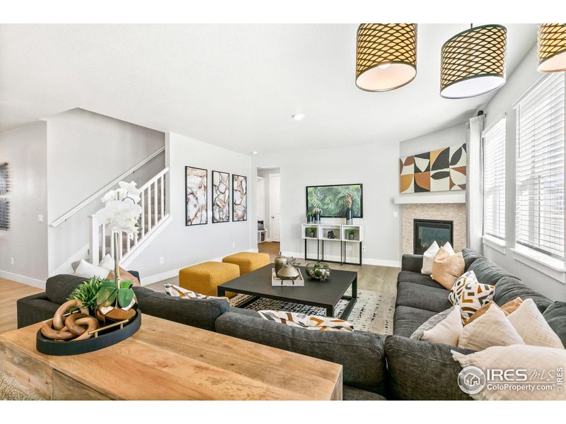 Furnished interior view inside a new home in Vantage, Berthoud (Image 12).