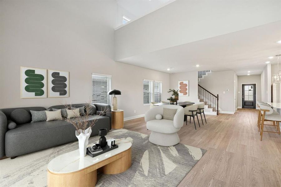 Photo is not of the actual home, but is an inspirational photo of builder’s model home and may depict options, furnishings, and/or decorator features that are not included.