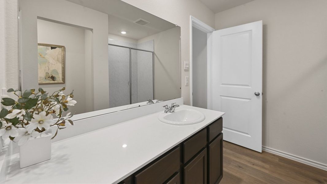 Furnished interior view inside a new home in Frontier Pointe, Princeton (Image 6).