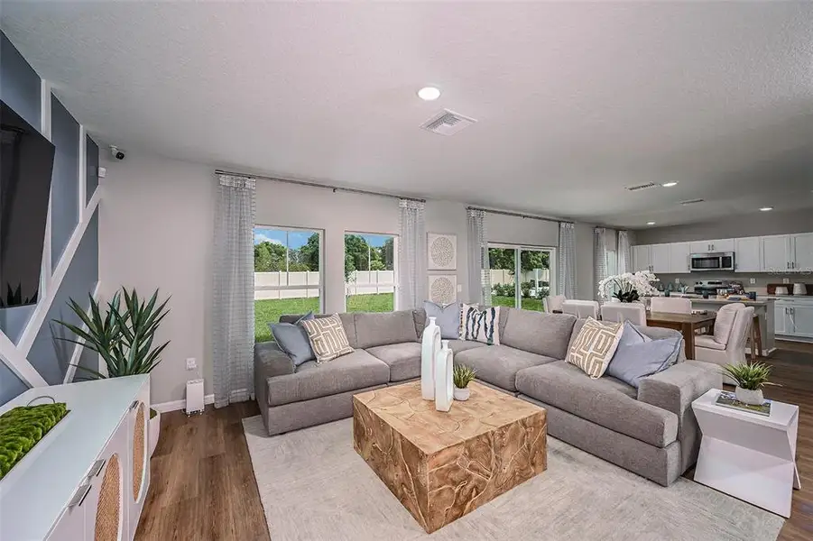 Furnished interior view inside a new home in Scenic Terrace, Haines City (Image 3).
