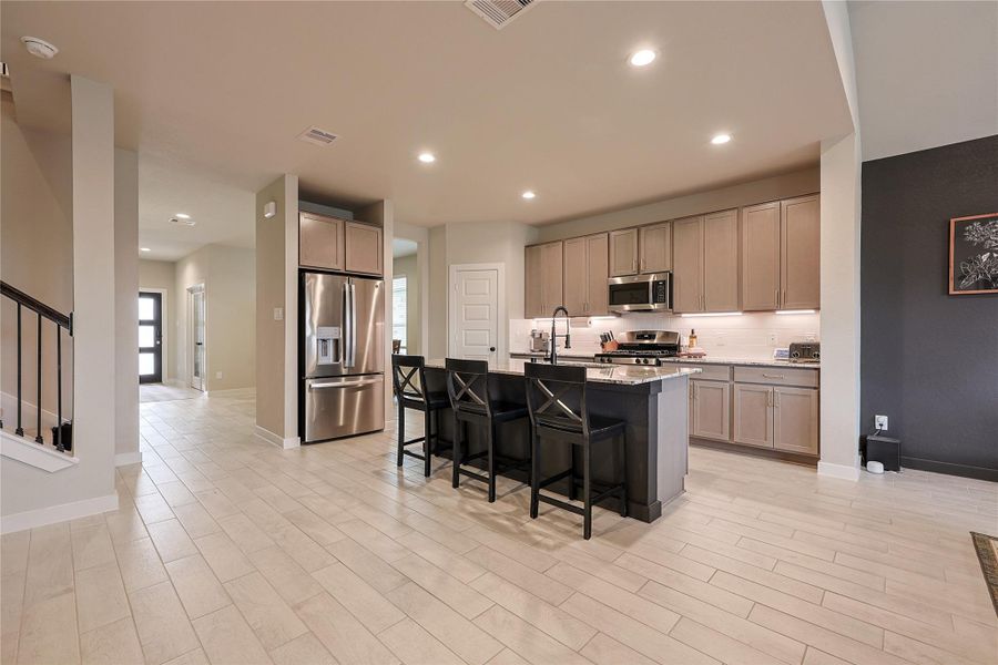 Furnished interior view inside a new home in Telge Ranch, Cypress (Image 21).