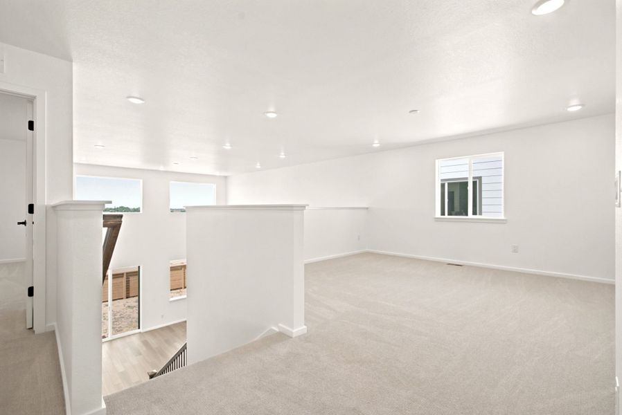 Spacious, unfurnished interior of a new home in Cordovan, Longmont (Image 24). Spacious, unfurnished interior of a new home in Cordovan, Longmont (Image 24).