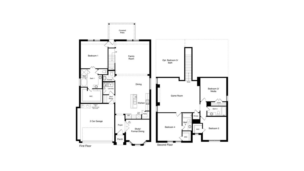 2D floor plan layout for the THE WILLOW by D.R. Horton in Morningstar, Aledo, TX (Image 3). 2D floor plan layout for the THE WILLOW by D.R. Horton in Morningstar, Aledo, TX (Image 3).