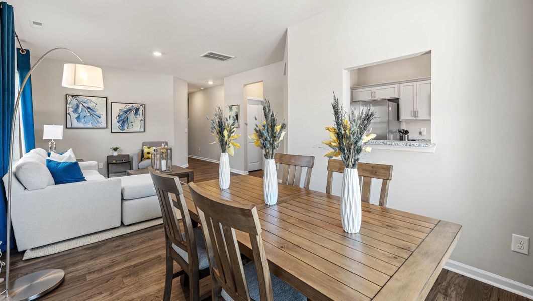 Furnished interior view inside a new home in Tanglewood Townes, Greenville (Image 11).