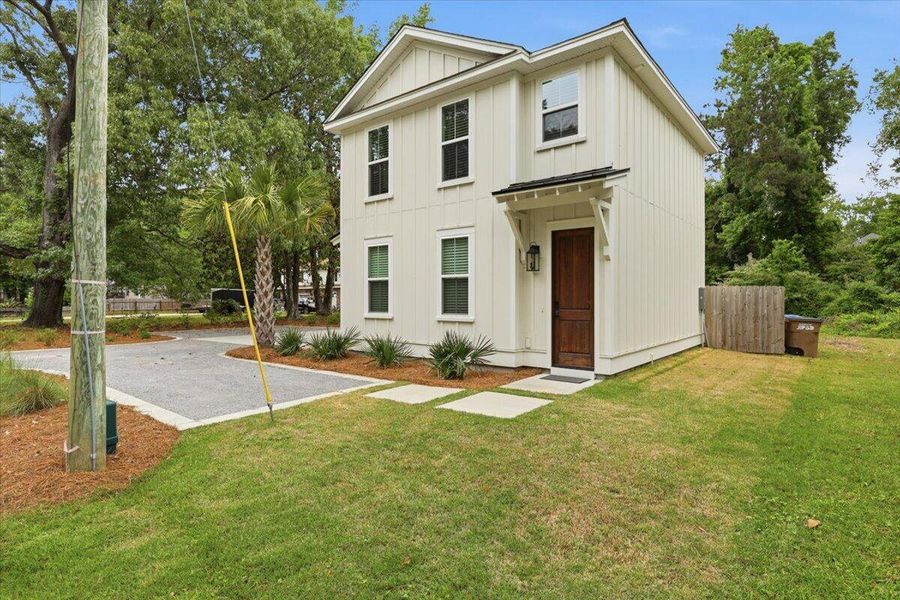 Front exterior of a new home in , Charleston, SC, highlighting curb appeal (Image 24).