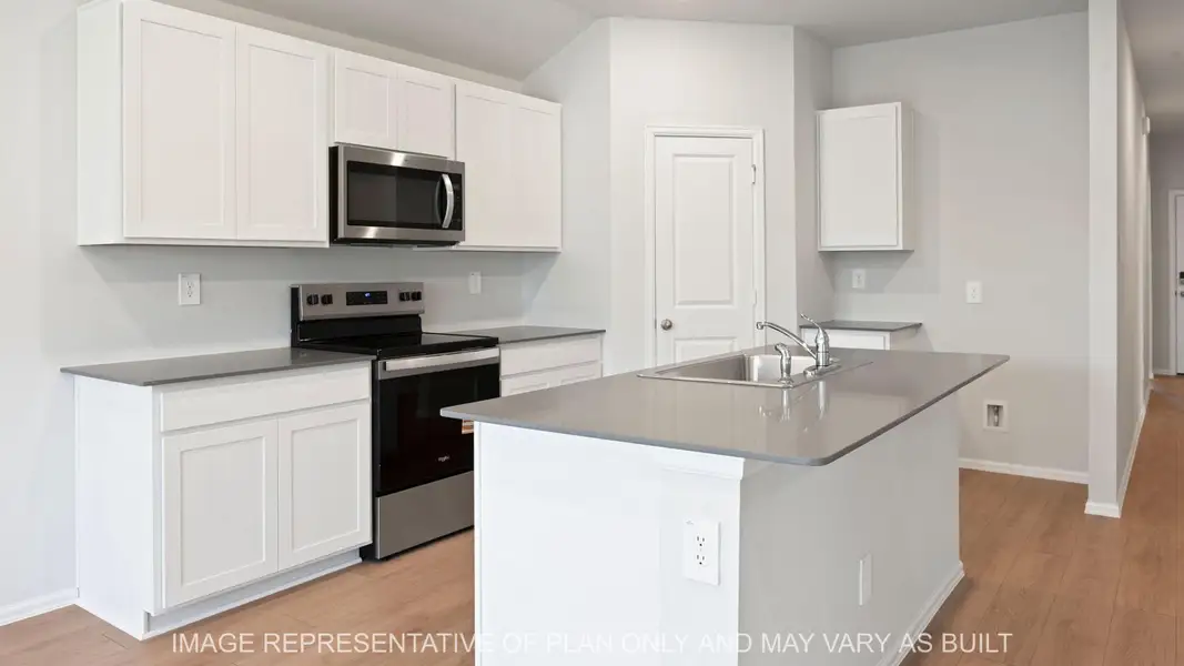 Representative furnished interior of a home built from the Easton by D.R. Horton in Wilkins Valley, Brenham (Image 5).
