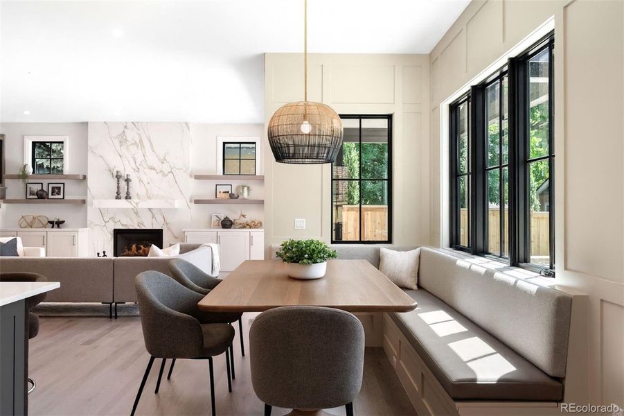 Furnished interior view inside a new home in , Denver (Image 33). Furnished interior view inside a new home in , Denver (Image 33).