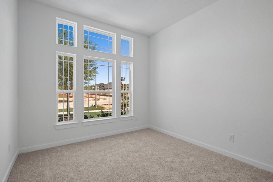 Downstairs secondary bedroom is perfect for guest or nursery. Downstairs secondary bedroom is perfect for guest or nursery.