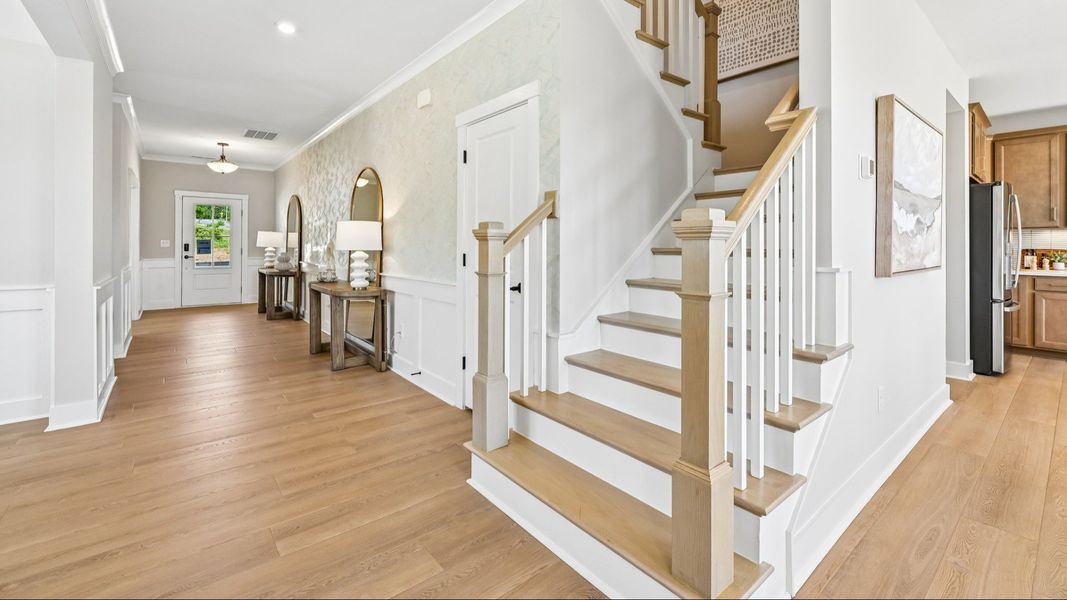The Jordan Plan by DRB Homes in Farms at Bellingham, Mooresville, NC - Entry The Jordan Plan by DRB Homes in Farms at Bellingham, Mooresville, NC - Entry