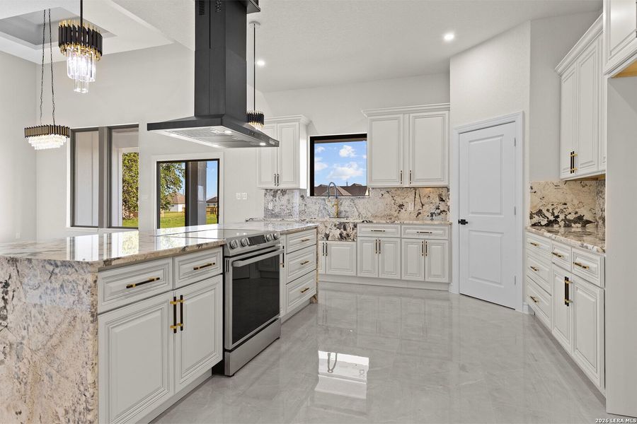 Furnished interior view inside a new home in , Atascosa (Image 6).