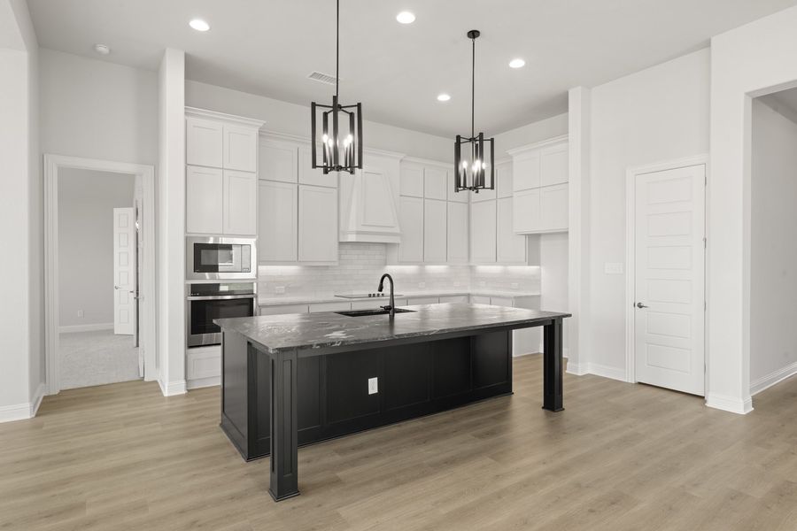 Furnished interior view inside a new home in Hayes Crossing, Midlothian (Image 3).