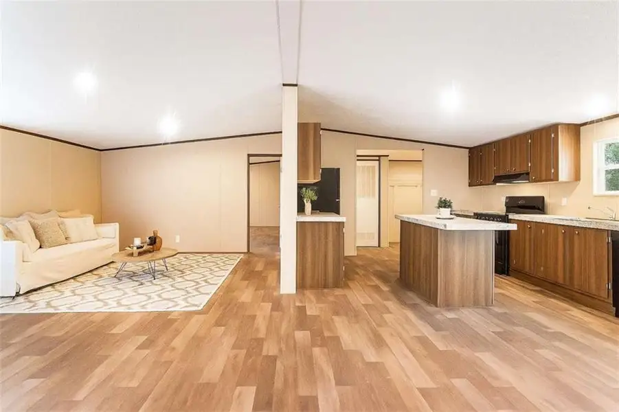 Furnished interior view inside a new home in , Ellijay (Image 5).