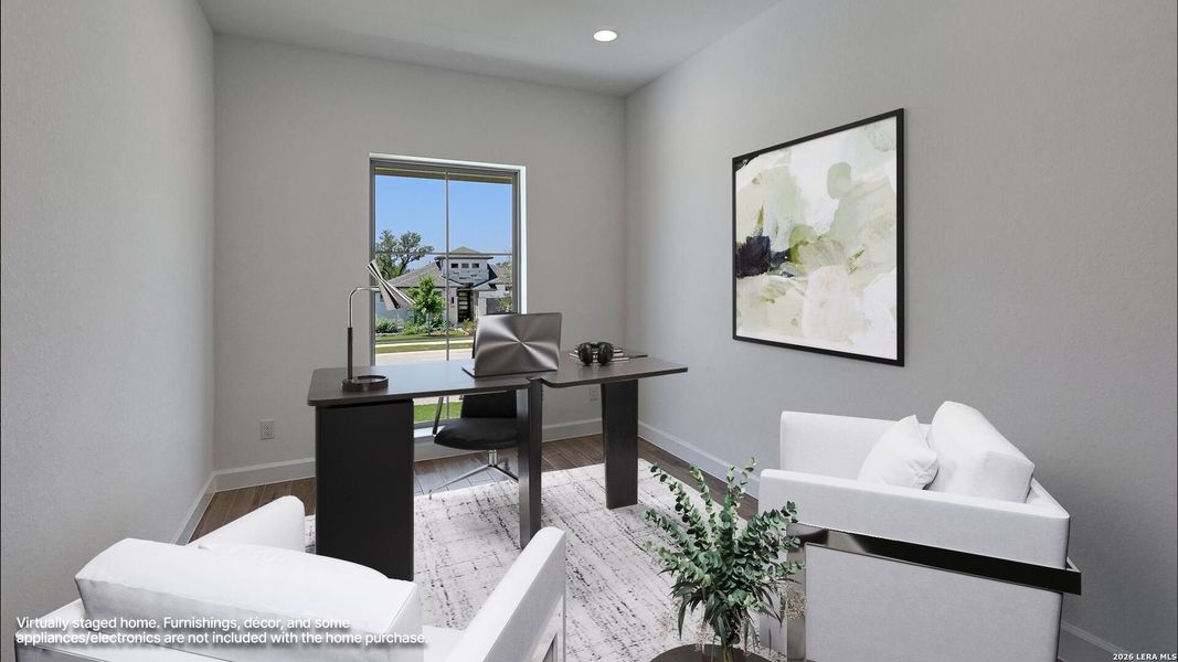 Furnished interior view inside a new home in The Ranches at Creekside, Boerne (Image 8). Furnished interior view inside a new home in The Ranches at Creekside, Boerne (Image 8).