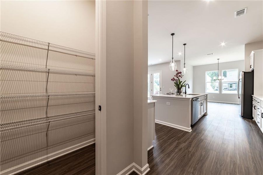 Furnished interior view inside a new home in , Canton (Image 30).