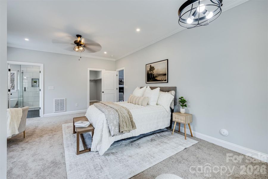 Furnished interior view inside a new home in , Gastonia (Image 8).