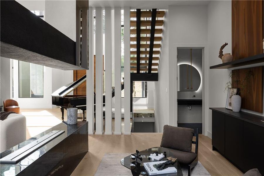 Furnished interior view inside a new home in , Atlanta (Image 28).